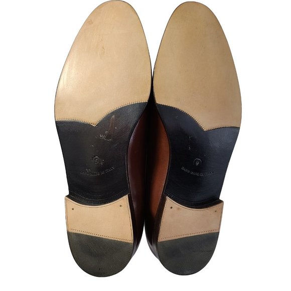WALTER STEIGER NWOT Italian Leather Loafers 9 - Picture 4 of 5